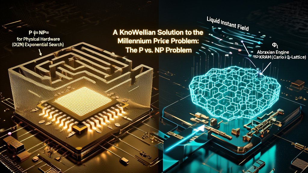 A KnoWellian Solution to the P vs. NP Problem