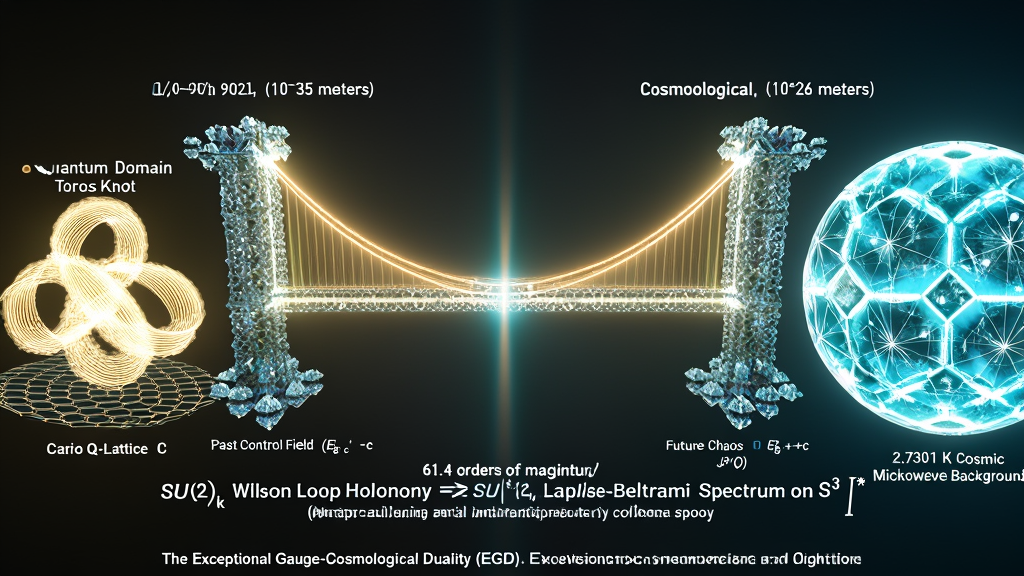 The Exceptional Gauge-Cosmological Duality